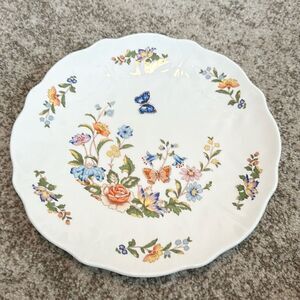 AYNSLEY VTG Cottage Garden Bone China Plate